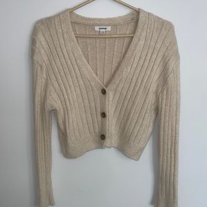Garage Cropped Knit Cardigan